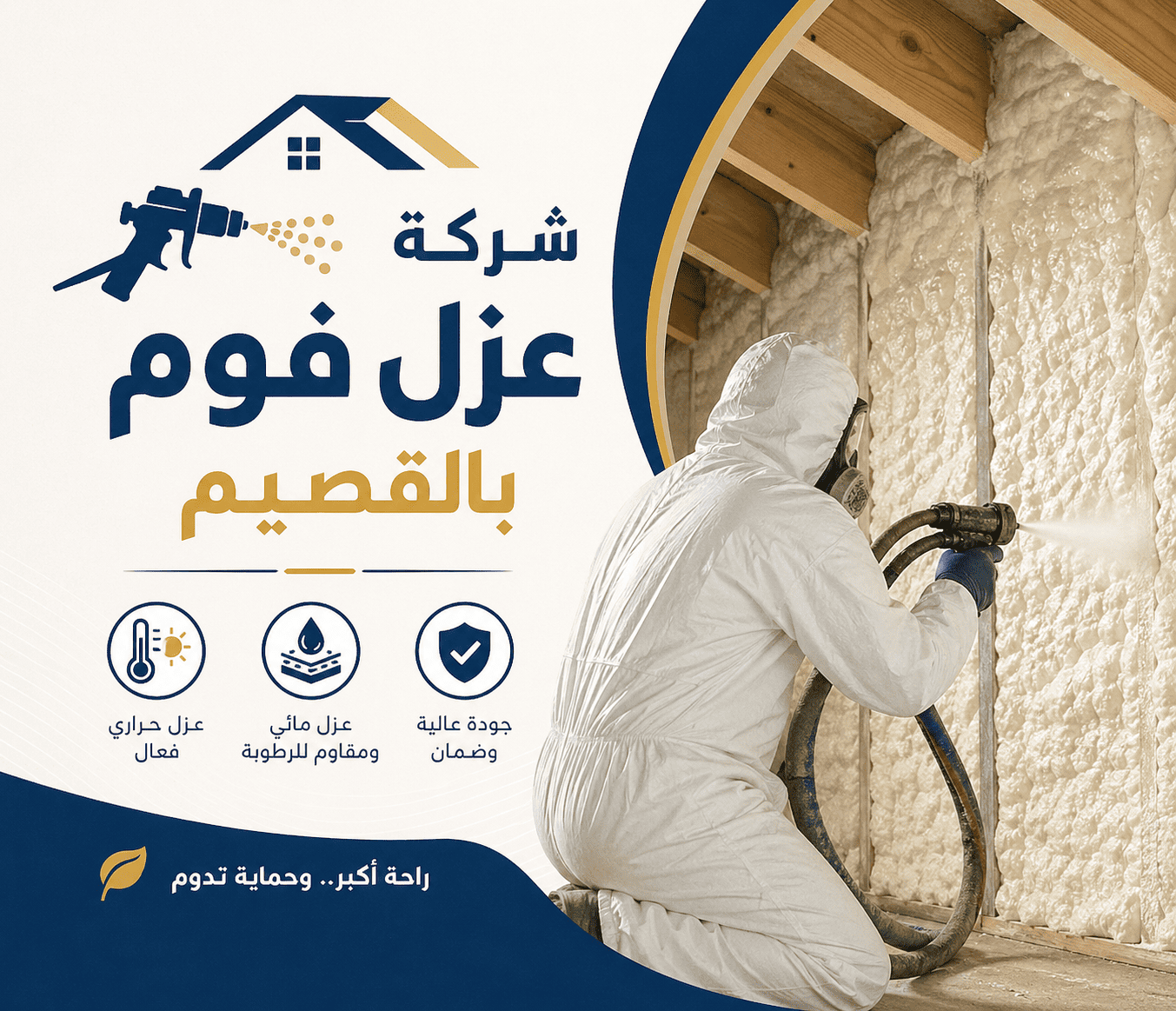 عزل فوم بالقصيم
